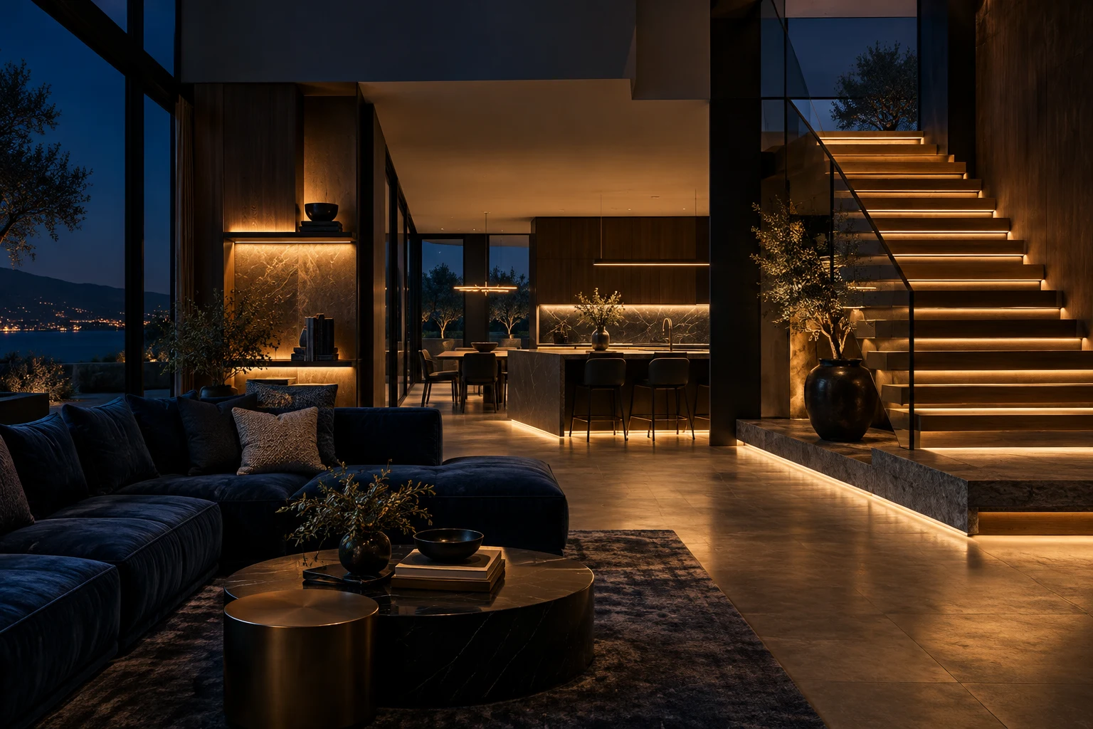 Illustrative residential lighting concept